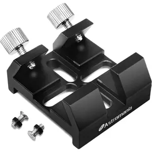 Astromania Finder Scope Mount Universal Dovetail Base, Telescope Dovetail Base Compatible with Optical Telescope, Quick Release Aluminum Base Ideal for Installation of Red Dot Optical Finderscope