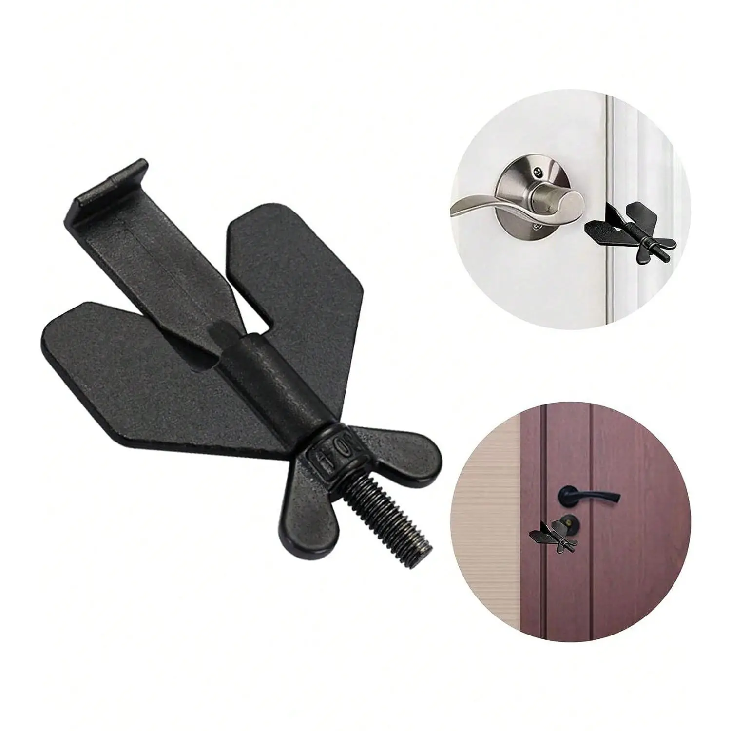 Portable Door Lock, Home Security Door Locker, Lockdown Lock for Travel Hotels Home Apartments Colleges, Home Essentials, Hardware Tool Accessories