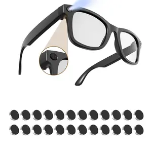 24Pcs LED Light Blocking Stickers Compatible with Ray-Ban Meta Wayfarer/Skyler/Headliner (Gen 2) & Oakley Meta HSTN Smart Glasses Accessories, Low-Tack Restickable Blackout LED Light Covers Sticker