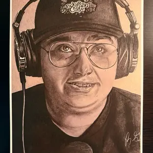 Art print of The Basement Yard’s camera man - Ant Prisco!, Gift, Artistic