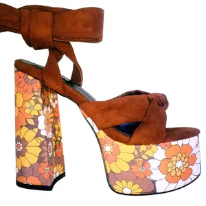 Daisy Suede Platform Heels