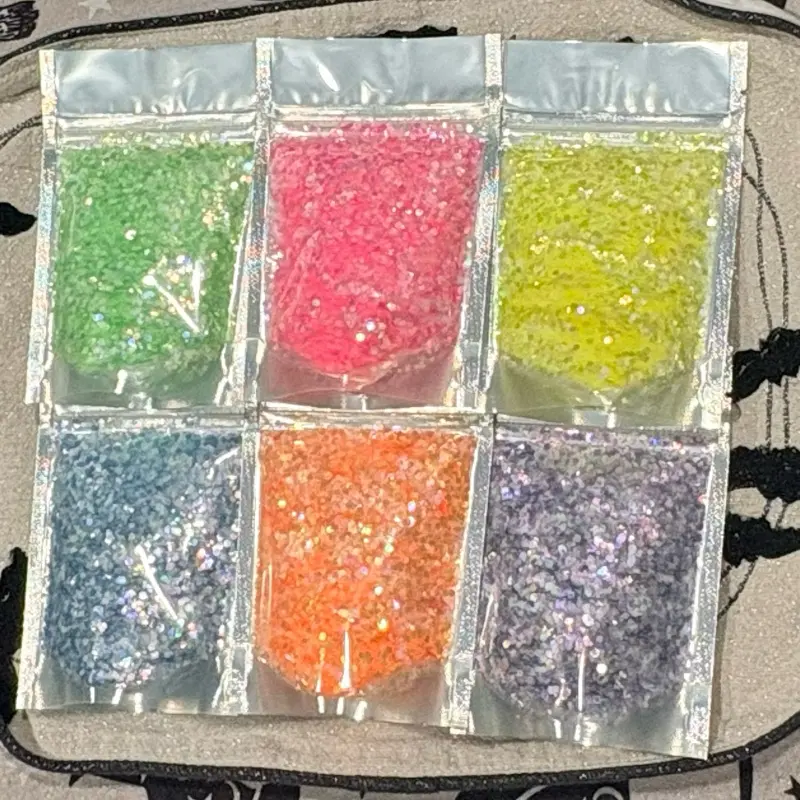 Glow in the Dark Glitter 2oz bags for Crafting Snowglobes & DIY Projects Sparkle Additive