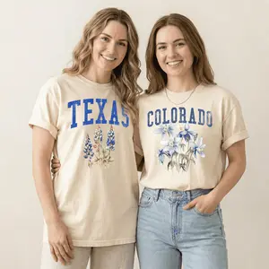 State Flower Comfort Colors Tee | All 50 States Available