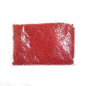 1 lb Red beads - Cuentas rojas