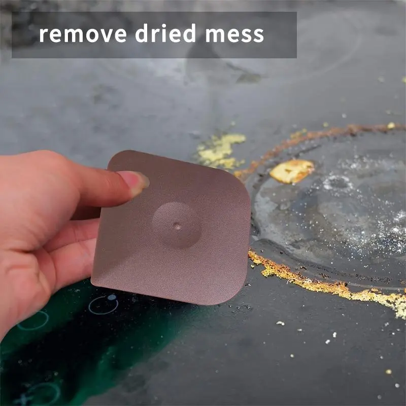 1pc pot scraper, dishwasher tool kit, cleaning scraper, plastic pot scraper, iron pot scraper washer, used for cleaning grease, kitchen scraper, Cleaning Pad, Pot Scrubber