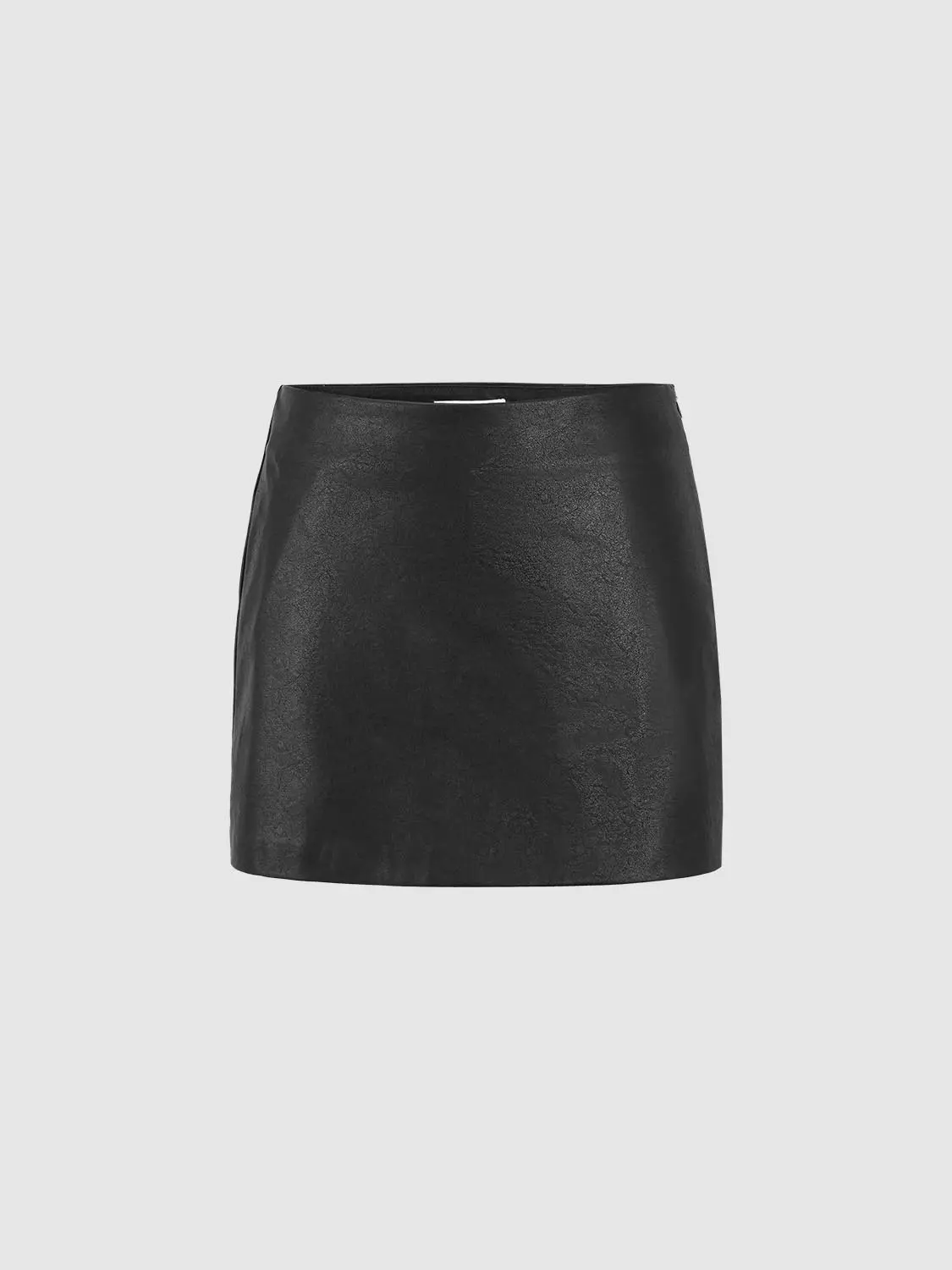 URBAN REVIVO Women's High-Waisted Body-Fit Straight-Cut Minimalist Plain Mini Skirt, Comfortable Everyday Wear Bottom for Women, Skirts For Women