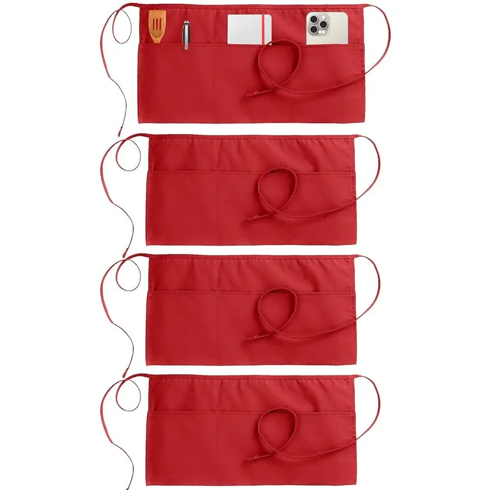 Red, 24x12 Inches (Pack of 4)