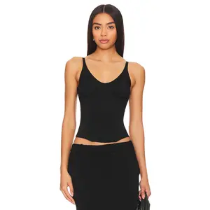 Natori Liquid Tank Bustier in Black