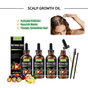 Scalp growth oil，Natural Hair Strengthening Oil Scalp Growth Oil, Thicker Stronger Hair, StrengthensHair, Hair Care & Styling Product for Men & Women Daily Use， Organic Batana Oil Blend