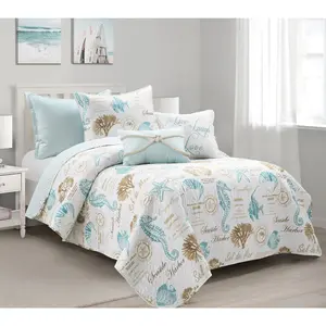 Harbor Life TW/TWXL Quilt Set w/Pillows by Lush Decor
