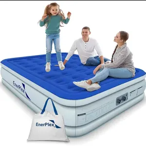 EnerPlex King Size Air Mattress - 18 in, Built-in Pump, Included Carry Bag