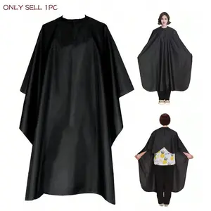 Professional Hair Cutting Cape for Barbers, Durable Comfortable Salon Cover, Fashion Round Neck Hairdressing Apron, Single Pack, Hair Cutting Accessories