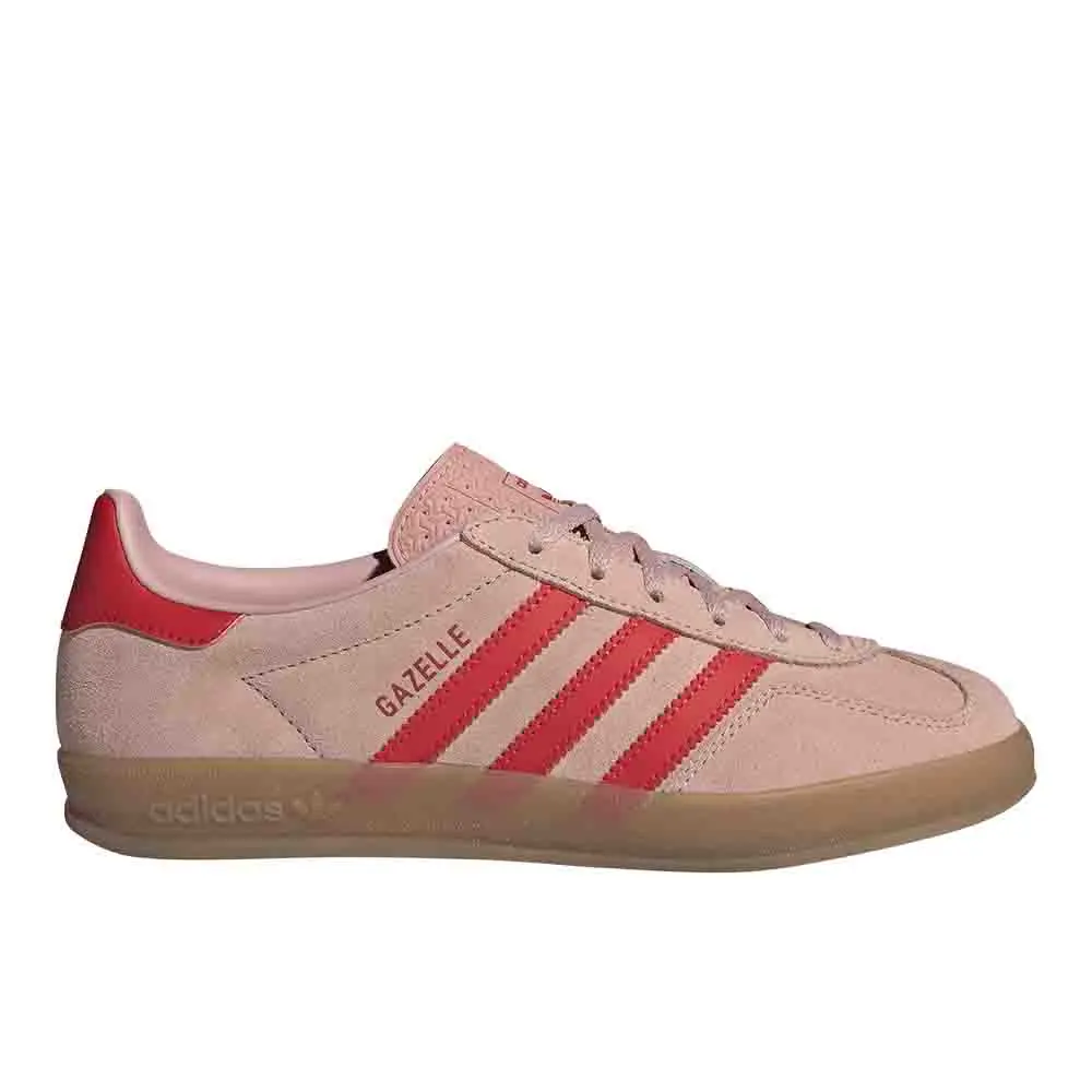 adidas Womens Gazelle Indoor Sneakers Shoes Casual - Pink