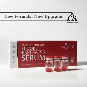 [LACHATRE Official Shop] ELASTIC TIGHTENING Red EcoOrb Single-use Essence Elastic Tightening With Hydrolyzed Collagen|Revitalize For a Tight And Silky Skin Elastic Skin Growth Factor Skincare Comfort anti-wrinkle  Ecobeauty serum Peptides Serum Collagen