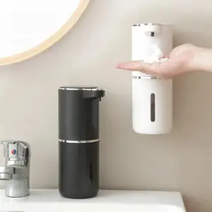 Automatic Wall-Mounted Hand Soap Dispenser with Infrared Sensor, Foam and Liquid Machine, USB Charging, Home Bathroom Hygiene Accessory