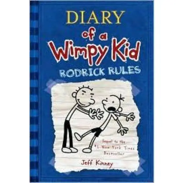 USED Book - diary of a wimpy kid. rodrick rules by Jeff Kinney (Paperback) - english