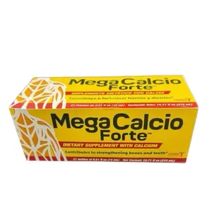 MegaCalcio Forte Antioxidant Dietary Supplement with Calcium - 21 Bottles of 10.71 oz Each - Bone and Teeth Support
