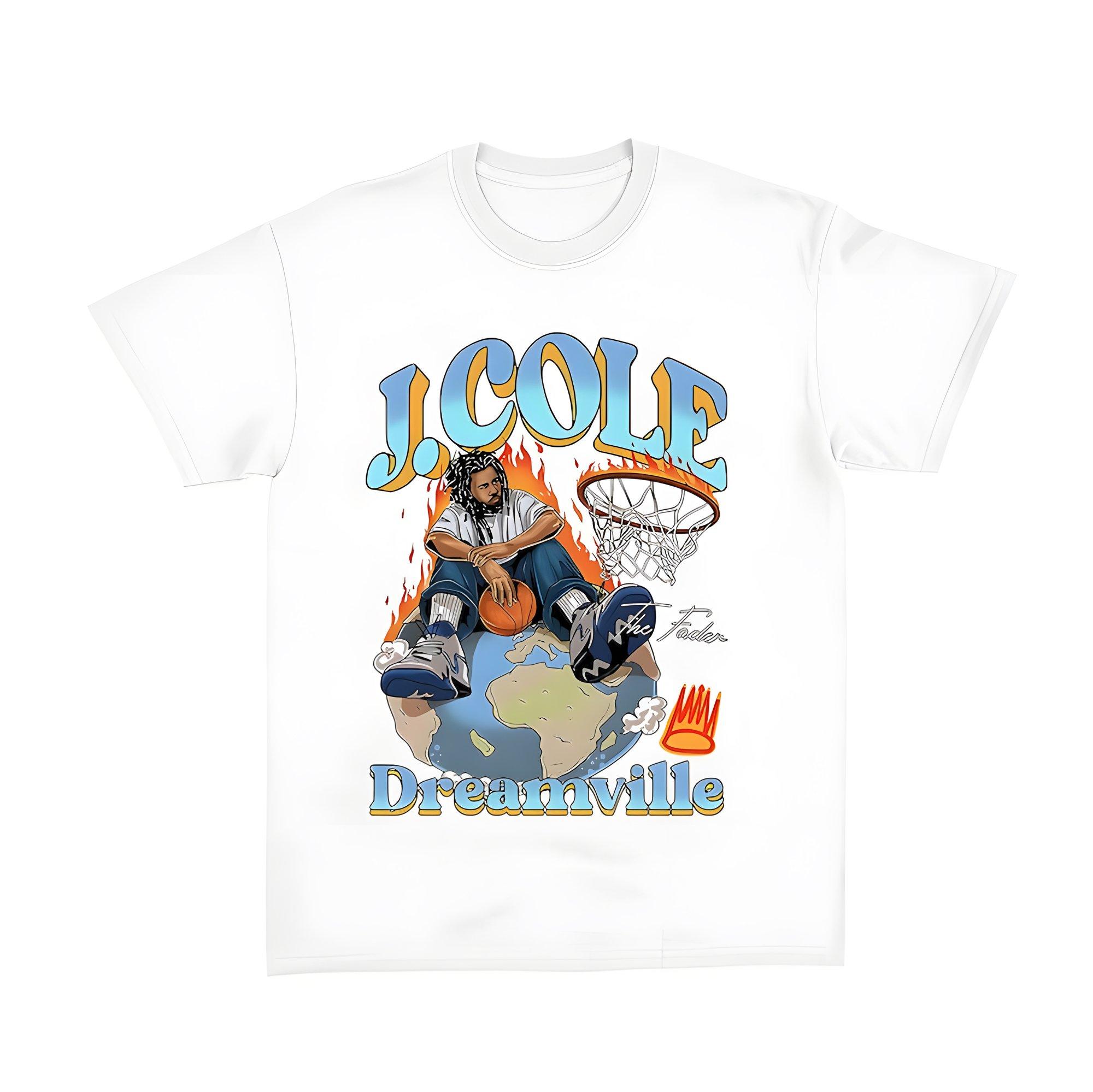 J Cole Dreamville Tee – Vintage Style – Unisex – Hip Hop Fan Gift
