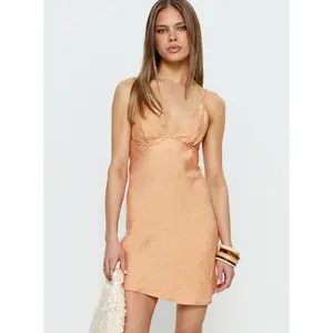 Makaia Balconette Mini Dress Sorbet Orange