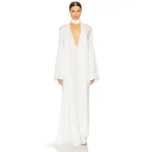Helsa Serafina Silk Dress in White