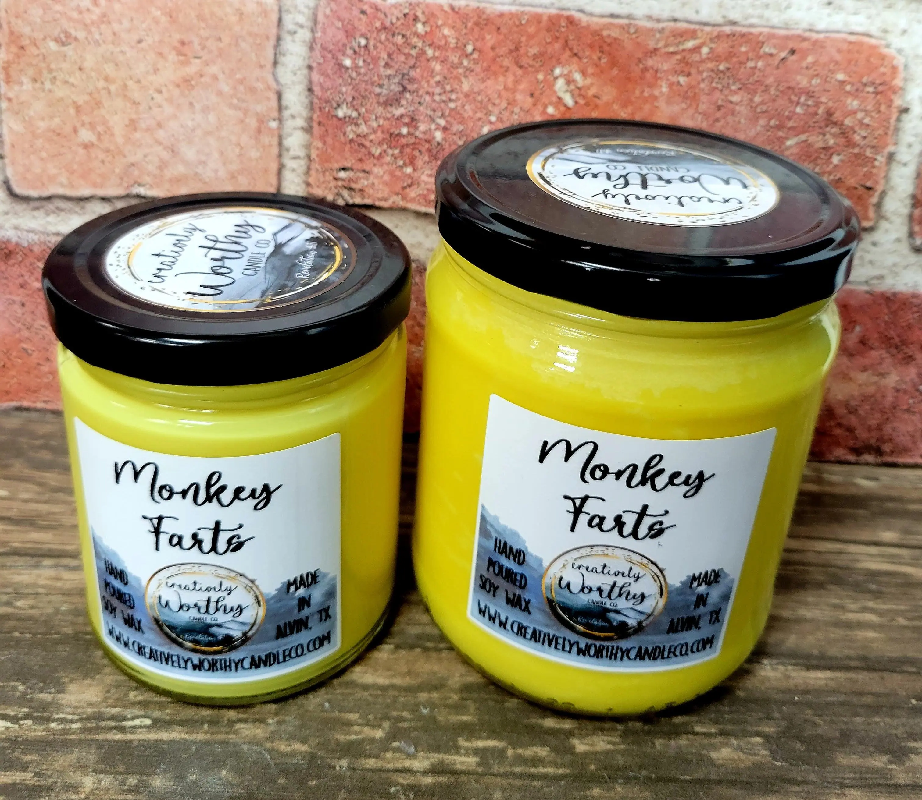 Monkey Farts Soy Wax Candles - Wax Melts, 8 oz, 16oz