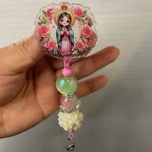 Beaded Retractable Badge Reels for identification