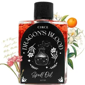 Dragon Blood Spell Oil 1/2 oz for Strengthening Ritual