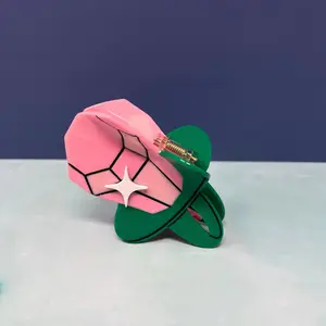 Candy Ring Pop Hair Claw – Pink Gem Hair Clip