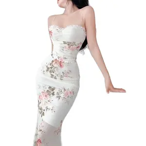 Chic Flower Midi Dress