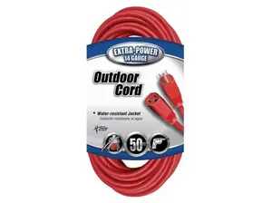 Southwire CM02408 Ext Power Cord - 50 Ft 14-3, 15 Amp