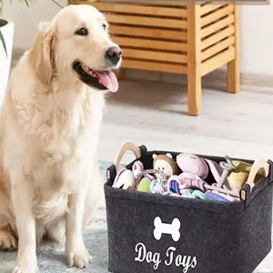 Pet Toy Storage Basket, Felt Storage Basket, Laundry Storage Basket, Cat Toys, Dog Toys, Miscellaneous Storage Box, Square Storage Box, Organiser, Storage Unit