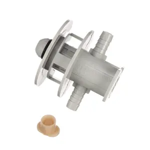QCD Grey Push In BIB Connector for Bag In Box Soda / Juice Fountain Systems