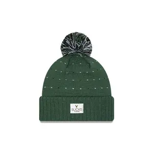 Women's New Era Pom Label Milwaukee Bucks Knit Hat