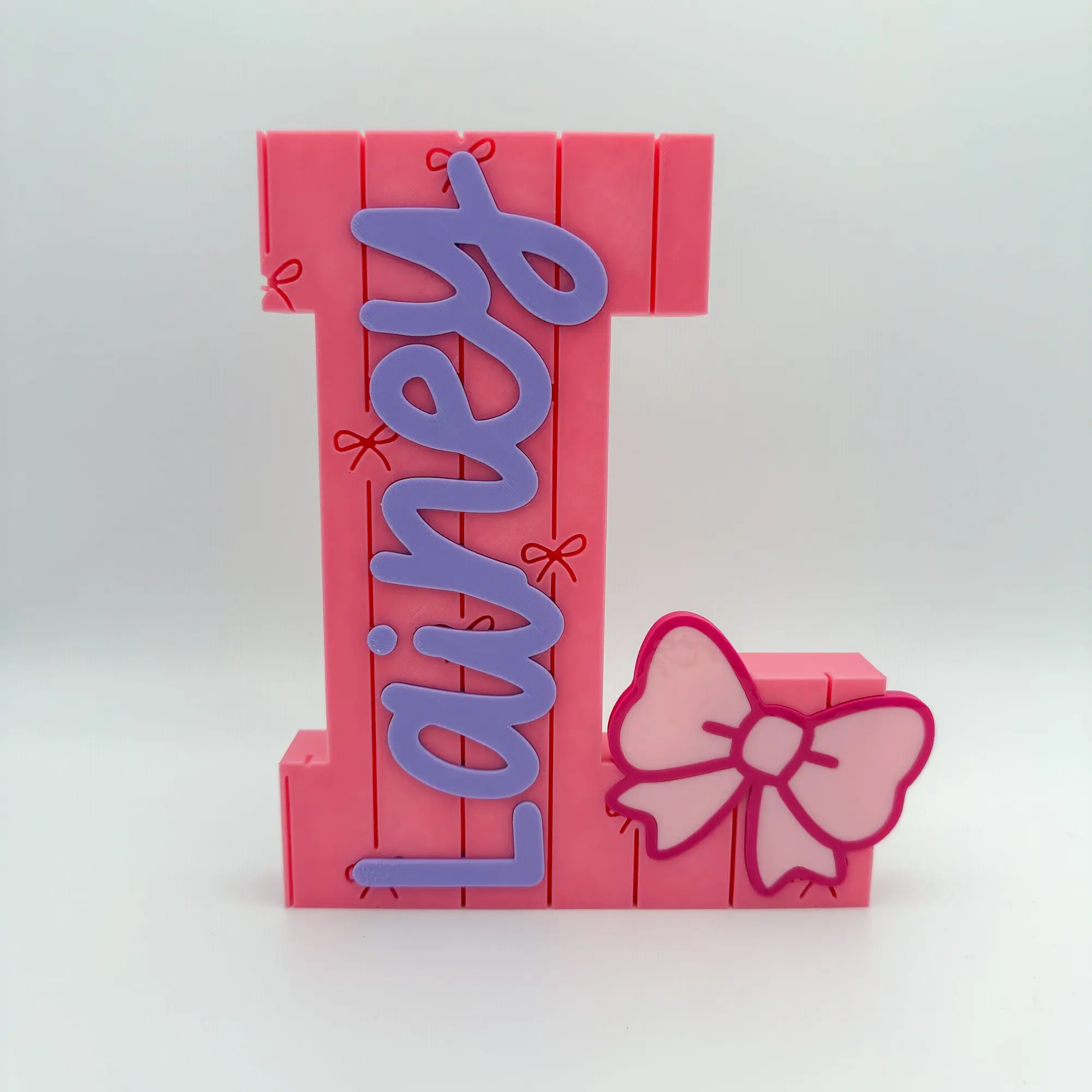 Bow | 3D Print Initial Name Sign