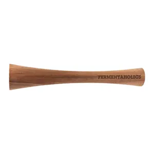 Acacia Wood Fermentation Tamper Tool - Vegetable &amp; Kraut Pounder