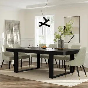 FUFU&GAGA 7FT Conference Table for 6-8 People, Large Rectangular Meeting Table, Modern Seminar Table for Office Meeting Conference Room (86.6”L x 47.2”W x 29.4”H) Furniture Design