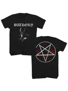 Bathory Black Metal Venom T-shirt Men's and Women's Casual Fashion Hip Hop Street Wear Short Sleeve T-shirt Summer Top Clothing