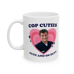Cop Cuties Cute N On Duty Coffee Mug, Gift For Rookie Fan, John Nolan Coffee Mug