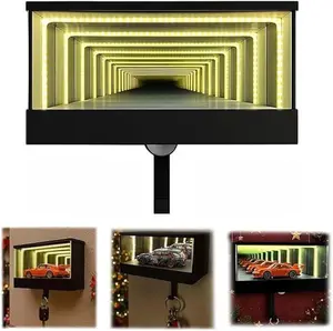 3D Printed Wall Mount Car Key Holder Garage Organizer Funny Infinity Keychain Rack for Car Keys Entryway Storage for Car Enthusiasts