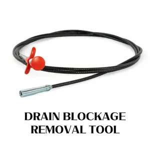 60/90/160/200/300CM Spring Pipe Dredging Tools with Spring Clips, Portable Lift Clamps, Drain Snake, Drain Cleaner Sticks, Clog Remover, Cleaning Tools for Household Kitchen Sink Hardware Hose