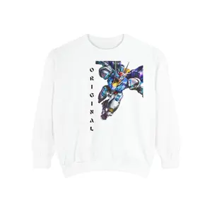Original taste Gundam Sweatshirt, Unisex Fashion, Original Vintage Style, Cozy Gift for Gamers, Casual Streetwear, Cool Anime Apparel Menswear Tops Crewneck Pullover Man