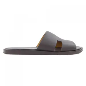 Pre-owned HERMÈS Calfskin Small Leather Goods 041141Z Calf Sandals