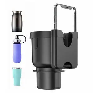 Multifunctional Car Cup Holder Expander-Adapter, Convenient Car Accessory with Adjustable Base, Secure Phone Holder for Yeti 20/26/30/46oz Universal Fit to Enhance Driving Experience