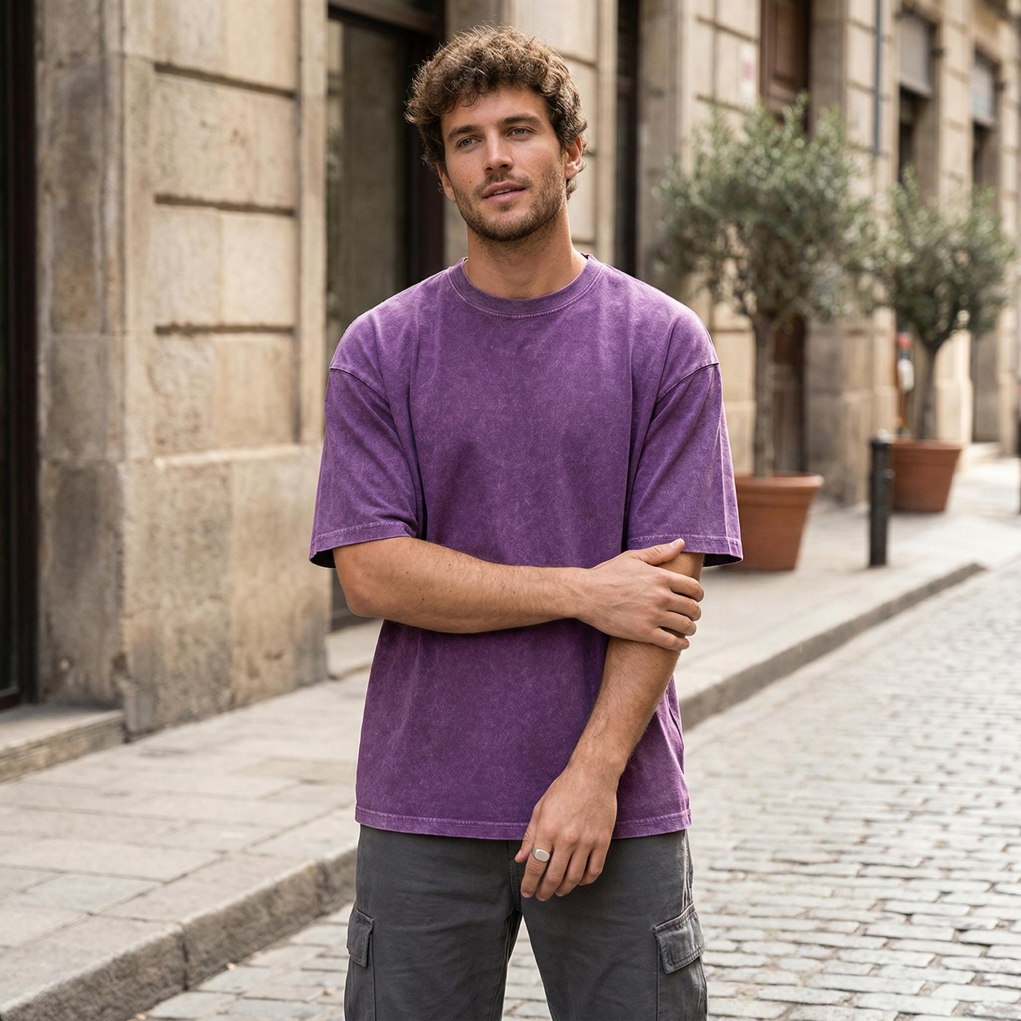 3Pcs Acid Wash Unisex Cotton Lady T-shirts Oversized Half Short Sleeves Casual Loose Solid Streetwear Tops,Lady T-shirt Baggy Retro Street T-Shirts,Loose Fit