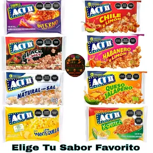 ACT II Habanero & Limon Popcorn Bag - Limited Edition Flavor - 88g - Microwaveable Snack