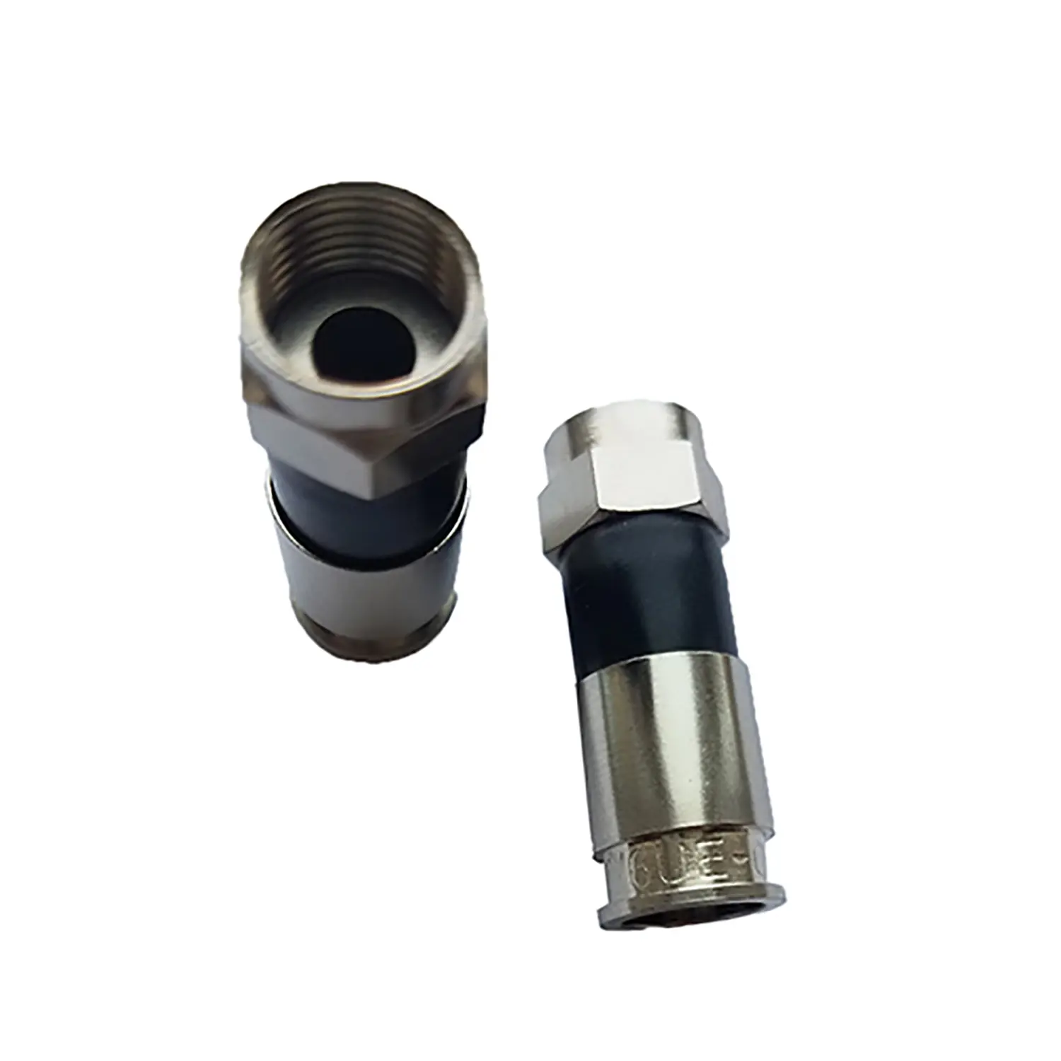Perfect Vision PV6UE-05 Ridgeloc Compression Connectors RG6 Coax Cable Bag of 50