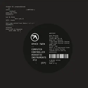 Aphex Twin - Computer Controlled Acoustic Instruments PT 2  [VINYL RECORD - LP] Extended Play,