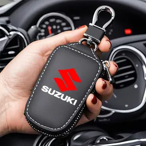 D-Type Key Case Compatible with Suzuki, D-Shape Car Accessory Organizer, Secure Storage Solution for Keys & Remotes