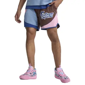 PUMA Mens Hoops X Kidsuper Shorts Casual Bottoms Casual - Brown