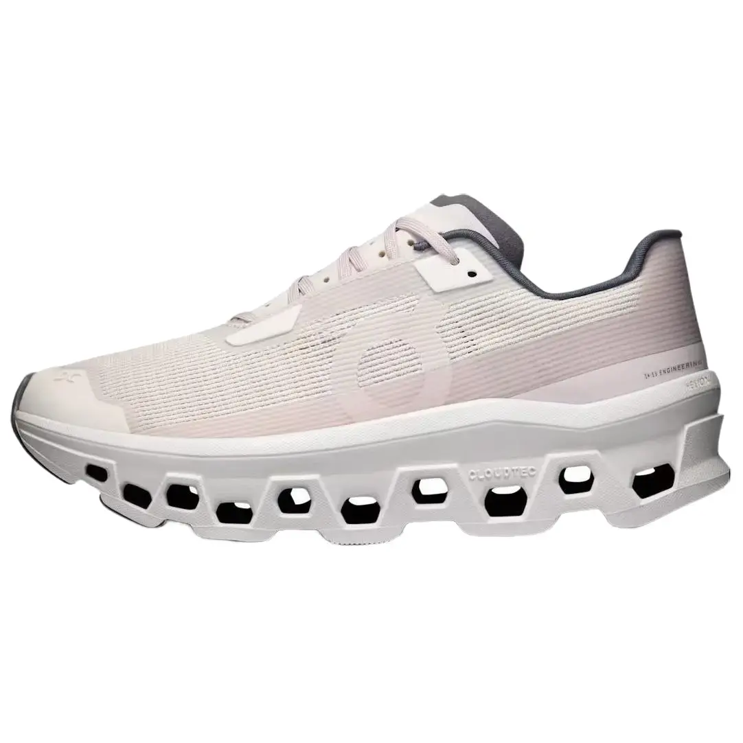 Women's On Cloudmonster Void-Ivory Wolf Sports Sneaker, Women's Athletic Footwear for Sports & Outdoor Activities